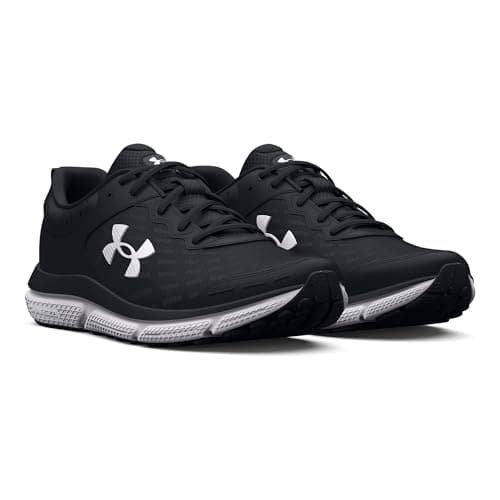 Under Armour Women's Charged Assert 10, (001) Black/Black/White, 7.5, US - Image 4