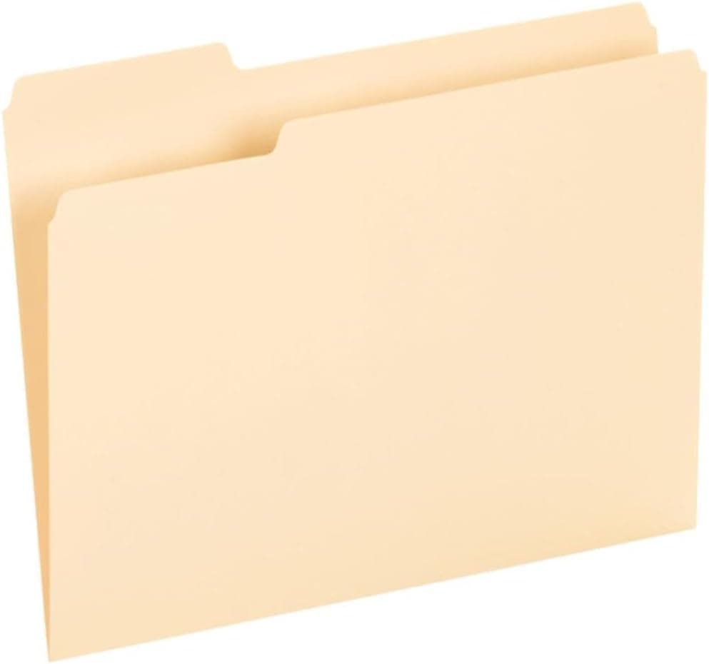 Pendaflex File Folders, Letter Size, 8-1/2" x 11", Classic Manila, 1/3-Cut Tabs in Left, Right, Center Positions, 100 Per Box (65213) File Folder Frustration-Free Packaging - Image 2