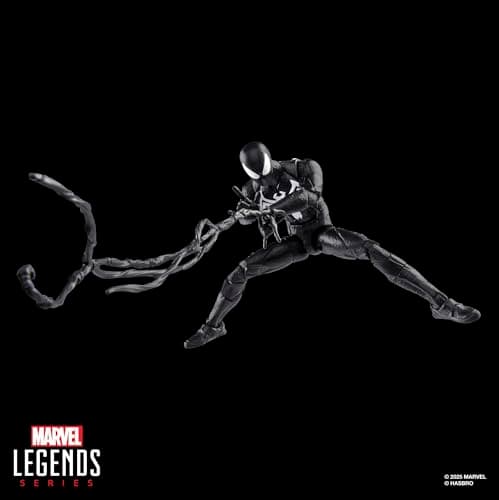 Marvel Legends Series Gamerverse Peter Parker Black Suit, Spider-Man 2 Video Game-Inspired Collectible 6 Inch Action Figure - Image 6