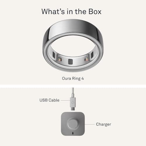 Oura Ring 4 - Silver - Size 8 - Size Before You Buy - Image 7