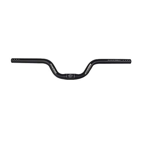 UPANBIKE 25.4mm Bike Handlebar Riser 80mm Aluminum Alloy 520mm Length for Fixed Gear Bike Road Bicycle(Black)