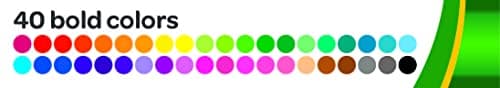 Crayola Ultra Clean Washable Markers for School (40ct), Essential Back to School Supplies for Kids, Coloring Book Marker Set, Teacher Classroom Supplies - Image 5