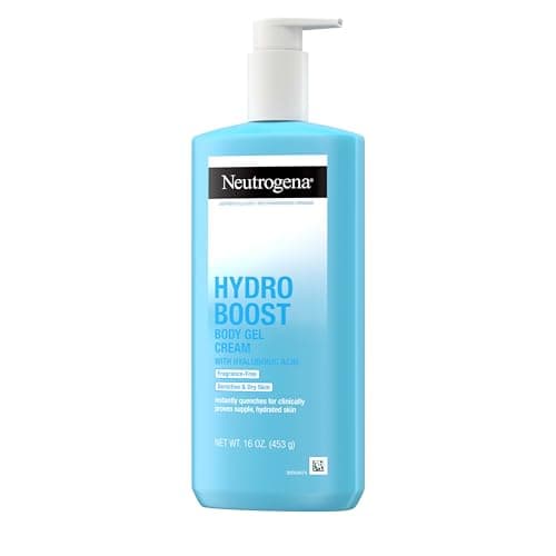 Neutrogena Hydro Boost Body Lotion for Dry Skin Gel Cream with Hyaluronic Acid Moisturizer, Fragrance-Free Non-Greasy Lightweight Hydration, Oil-Free, 16 Fl Oz - Image 8