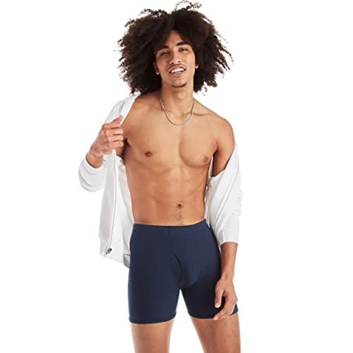 Hanes Men's Boxer Briefs, Cool Comfort Moisture-Wicking Breathable Underwear, Multi-Pack, Assorted-12, X-Large - Image 4