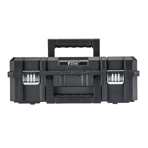 DEWALT TSTAK II Tool Box, Flat Top Tool Storage Case, Organizer Box Holds Up To 66 lbs, Flexible Platforms for Stacking, 13 Inch (DWST17807) - Image 4