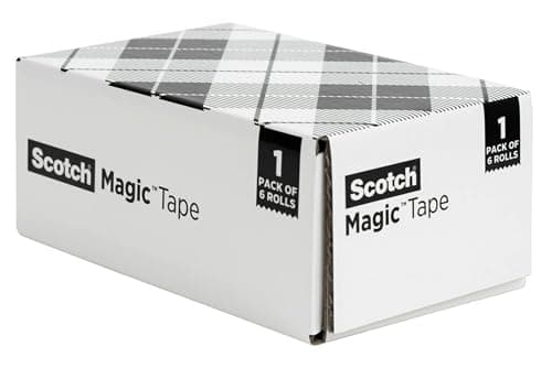 Scotch Magic Tape, Invisible, Home Office Supplies and Back to School Supplies for College and Classrooms, 6 Rolls with Dispensers - Image 12