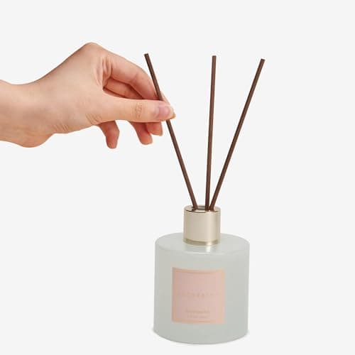 Cocorrína Premium Reed Diffuser Set with Preserved Baby's Breath & Cotton Stick Sandalwood Rose | 6.7oz Scent Fragrance Oil Diffuser for Bedroom Bathroom Home Décor - Image 7