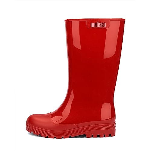 Melissa Welly Women's Rain Boot, Red, 9