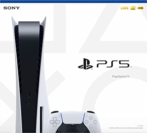 Sony Playstation 5 Disc Version PS5 Console - 4K-TV Gaming, 120Hz 8K Output, 16GB GDDR6, 825GB SSD, WiFi 6, Bluetooth 5.1 (Renewed) White - Image 3