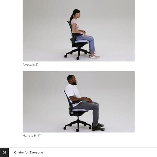 Steelcase Series 1 Office Chair - Ergonomic Work Chair with Wheels for Hard Flooring - Helps Support Productivity - Weight-Activated Controls, Back Supports & Arm Support - Easy Assembly - Tangerine - Image 5
