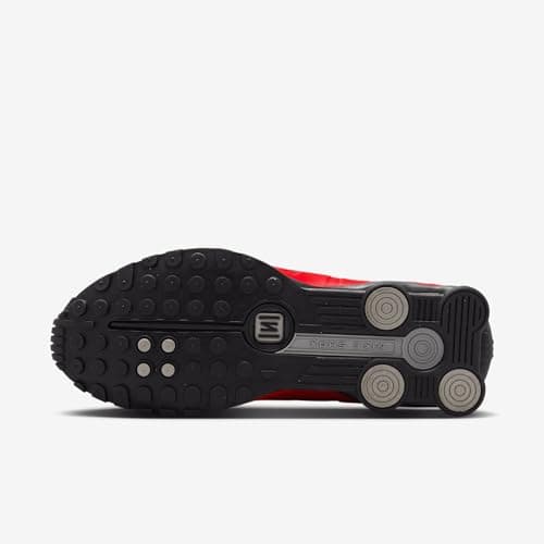 Nike Shox R4 Men's Shoes (HQ1988-600, University Red/Black/Metallic Silver/University Red) Size 10.5 - Image 2
