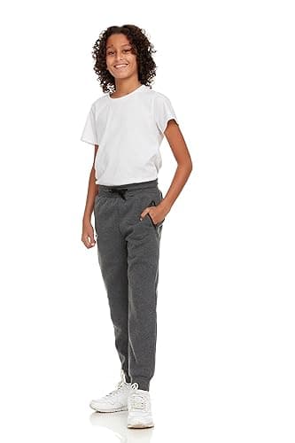 PURE CHAMP 3Pk Boys Sweatpants Fleece Athletic Workout Kids Clothes Boys Joggers with Zipper Pocket and Drawstring Size 4-20(SET1 Size 14/16) - Image 5