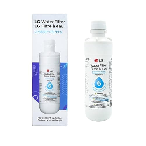 LG LT1000P - 6 Month / 200 Gallon Capacity Replacement Refrigerator Water Filter (NSF42, NSF53, and NSF401) ADQ74793501, ADQ75795105, AGF80300704, or AGF80300705 White - Image 2