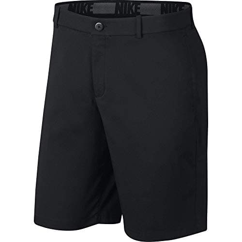 Nike Men's Core Flex Shorts, Dri-FIT Men's Golf Shorts with Sweat-Wicking Fabric, Black/Black, 36