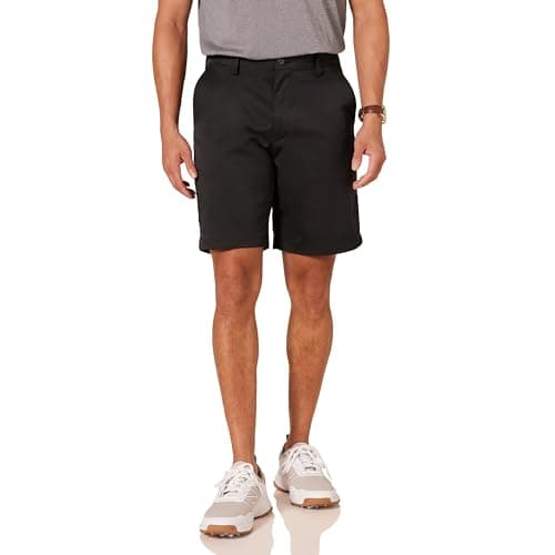 Amazon Essentials Men's Classic-Fit Stretch Golf Short (Available in Big & Tall), Black, 32