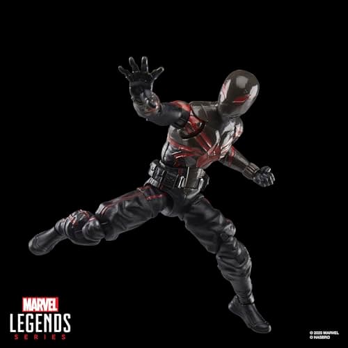 Marvel Legends Series Gamerverse Miles Morales Brooklyn 2099 Suit, Spider-Man 2 Video Game -Inspired Collectible 6 Inch Action Figure - Image 6