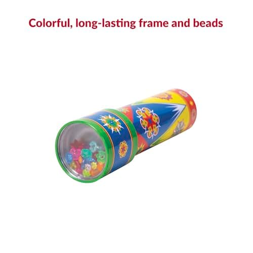 Schylling Classic Tin Kaleidoscope - Fun, Colorful Pattern-Changing Toy - Durable Tin with Multicolored Beads - Ages 3 and Up - One Piece - Image 5