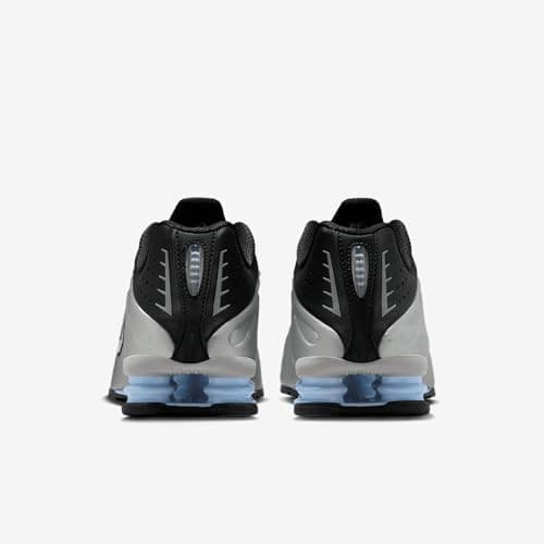 Nike Shox R4 Men's Shoes (HQ1988-004, Metallic Silver/Black/Psychic Blue/Metallic Silver) Size 11.5 - Image 6