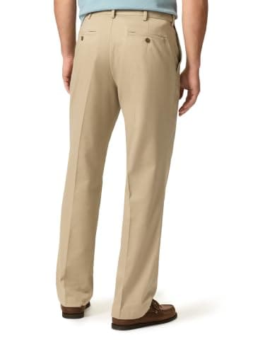 Dockers Men's Relaxed Fit Comfort Khaki Pants, British Khaki, 42W x 30L - Image 5