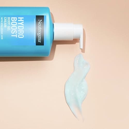 Neutrogena Hydro Boost Body Lotion for Dry Skin Gel Cream with Hyaluronic Acid Moisturizer, Fragrance-Free Non-Greasy Lightweight Hydration, Oil-Free, 16 Fl Oz - Image 5