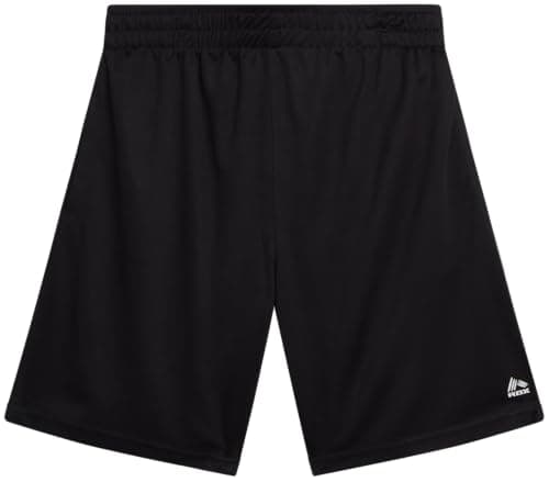 RBX Boys' Active Shorts - 5 Pack Sports Performance Mesh Gym Shorts with Elastic Waistband and Heat Seal Logo (Sizes: 8-16), Size 14/16, Griffin Red Grey Black - Image 6