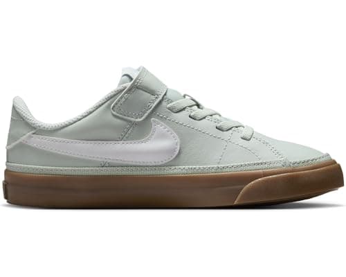 Nike Kids Kid's Court Legacy (Little Kid) Light Silver/White/Gum Dark Brown 13.5 Medium - Image 10