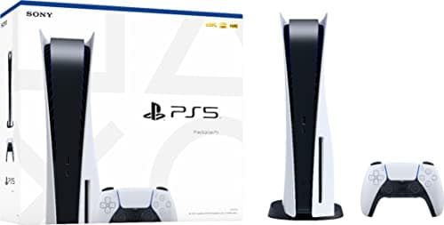 Sony Playstation 5 Disc Version PS5 Console - 4K-TV Gaming, 120Hz 8K Output, 16GB GDDR6, 825GB SSD, WiFi 6, Bluetooth 5.1 (Renewed) White - Image 2