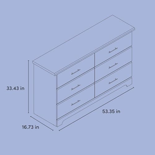 Storkcraft Brookside 6-Drawer Dresser (Black) – GREENGUARD Gold Certified, Nursery & Kids Storage, Nursery Essentials, Kids Room Storage, Durable Bedroom Dresser - Image 3