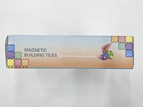 Magnetic Tiles Kids Toys STEM Magnet Toy for Toddler Magnetic Blocks Building Preschool Learning Sensory Montessori Toys for 3+ Year Old Boys and Girls, Safe Creativity Toddler Kids Toy 40PCS - Image 8