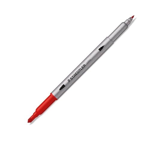 STAEDTLER Double-Ended Fiber-Tip Pens, Non-Permanent Ink, Fine & Bold Writing and Coloring Tips, 120 Assorted Colors, 3200 TB120, Multicoloured (3200 TB120ST) - Image 3