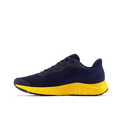 New Balance Fresh Foam Arishi V4 Lace-up Running Shoe, Team Navy/Electric Red/Egg Yolk, 5.5 US Unisex Big Kid - Image 4