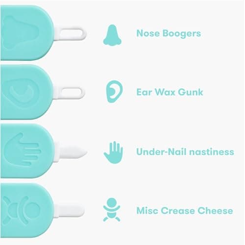 Frida Baby 3-in-1 Nose, Nail + Ear Picker by Frida Baby the Makers of NoseFrida the SnotSucker, Safely Clean Baby's Boogers, Ear Wax & More - Image 3