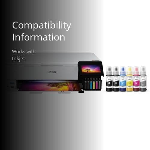 Epson EcoTank Photo ET-8550 Wireless Wide-format Color All-in-One Supertank Printer with Scanner, Copier, Ethernet and 4.3-inch Color Touchscreen - Image 3