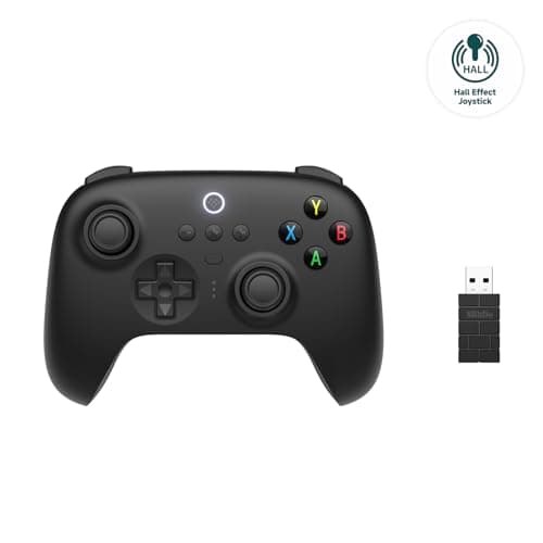 8Bitdo Ultimate 2.4G Wireless Controller, Hall Effect Joystick Update, Gaming Controller with Charging Dock for PC, Android, Steam Deck & Apple (Black) - Image 2