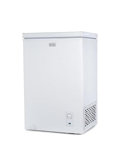 BLACK+DECKER 2.0 Cu. Ft. Compact Chest Freezer, Deep Freezer Holds Up To 70 Lbs. of Frozen Food, Removable Storage Basket, Manual Defrost, White
