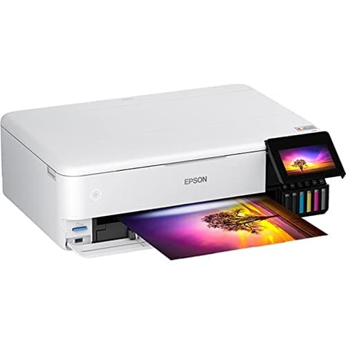 Epson EcoTank Photo ET-8550 Wireless Wide-format Color All-in-One Supertank Printer with Scanner, Copier, Ethernet and 4.3-inch Color Touchscreen - Image 8