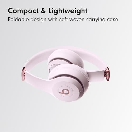 Beats Solo 4 - Wireless Bluetooth On-Ear Headphones, Apple & Android Compatible, Up to 50 Hours of Battery Life - Cloud Pink - Image 5
