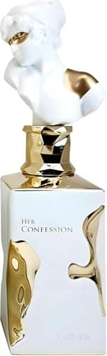 Lattafa Her Confession - Vanilla, Floral, Amber, Musk - Eau de Parfum Long-Lasting Fragrance for Women, 3.40 Ounce / 100 ml