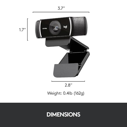 Logitech C922 Pro Stream Webcam 1080P Camera - Image 7