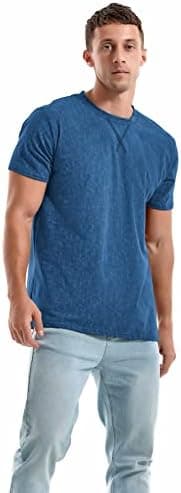 KLIEGOU Men's T-Shirts - Premium Cotton Crew Neck Tees S - 4XL - Image 4