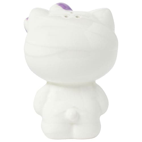 Silver Buffalo Sanrio Hello Kitty Halloween Ceramic Salt and Pepper Shaker Set, 5” L x 2” W x 3.5” H - Image 7