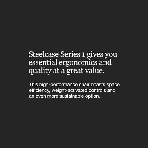 Steelcase Series 1 Office Chair - Ergonomic Work Chair with Wheels for Hard Flooring - Helps Support Productivity - Weight-Activated Controls, Back Supports & Arm Support - Easy Assembly - Tangerine - Image 6