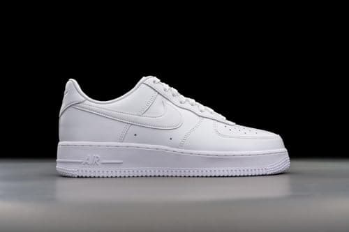 Nike Air Force 1 '07 Low Mens Basketball Shoes (Men's 10.5 Medium, White/White) - Image 3