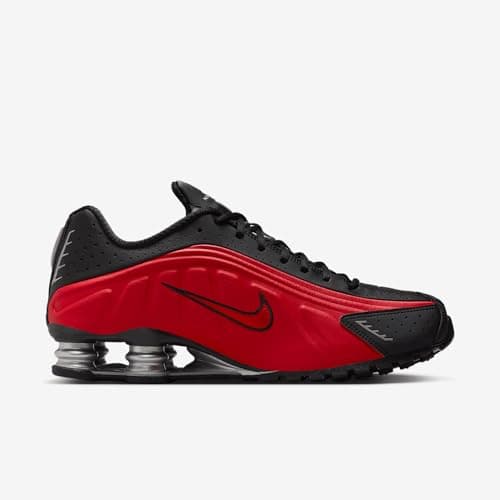 Nike Shox R4 Men's Shoes (HQ1988-600, University Red/Black/Metallic Silver/University Red) Size 10.5 - Image 3
