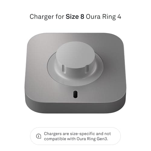 Oura Ring 4 Charger - Size 8 - Charging Dock and USB-C Cable - Charges Oura Ring 4 up to 8 Days - Image 2