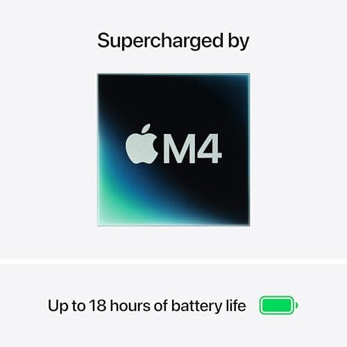 Apple 2025 MacBook Air 13-inch Laptop with M4 chip: Built for Apple Intelligence, 13.6-inch Liquid Retina Display, 16GB Unified Memory, 256GB SSD Storage, 12MP Center Stage Camera, Touch ID; Midnight - Image 3