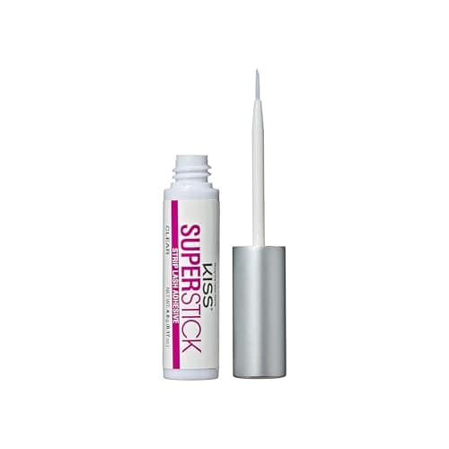 KISS Super Stick 5-Day Extended Wear Strip Lash Adhesive, Quick Drying Lash Glue, Witch Hazel & Cactus Extract Infused, Brush Applicator, Net Wt. 4.8g (0.17 oz.), Clear - Image 7