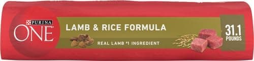 Purina ONE Dry Dog Food Lamb and Rice Formula - 31.1 lb. Bag Lamb & Rice 31.1 Pound (Pack of 1) - Image 5