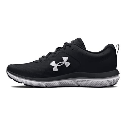 Under Armour Women's Charged Assert 10, (001) Black/Black/White, 7.5, US - Image 3