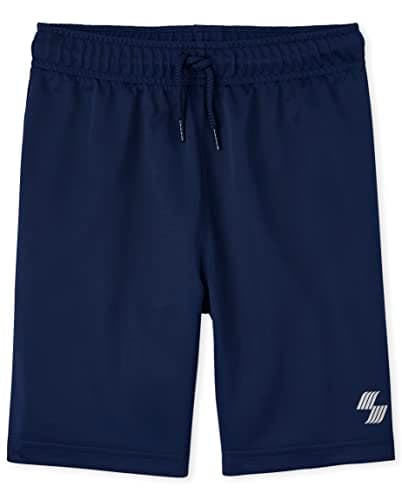 The Children's Place Boys Basketball Shorts, Tidal, Medium US